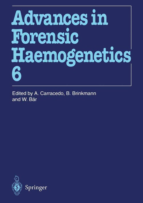 16th Congress of the International Society for Forensic Haemogenetics (Internationale Gesellschaft für forensische Hämogenetik e.V.), Santiago de Compostela, 12–16 September 1995 by Angel Carracedo